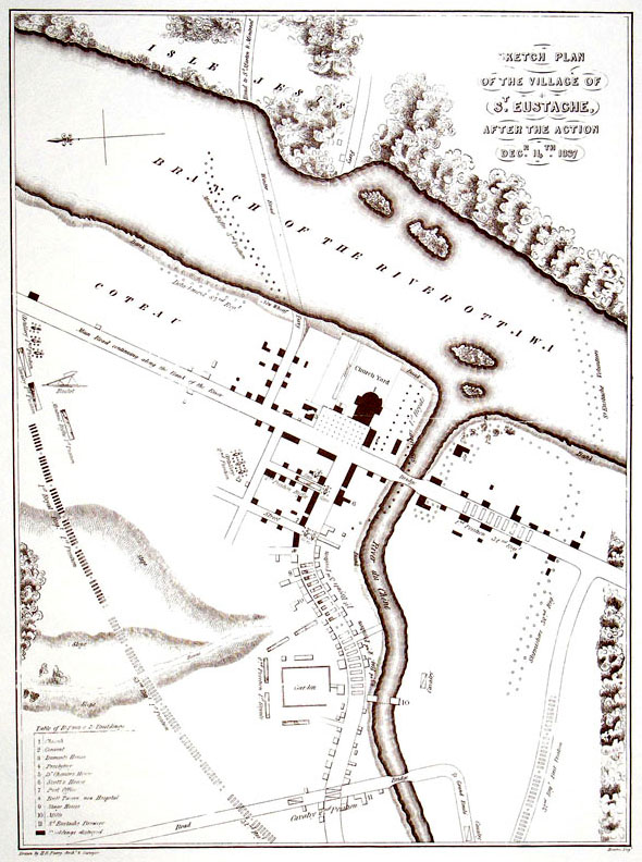 Plan du village de H.B. Parry